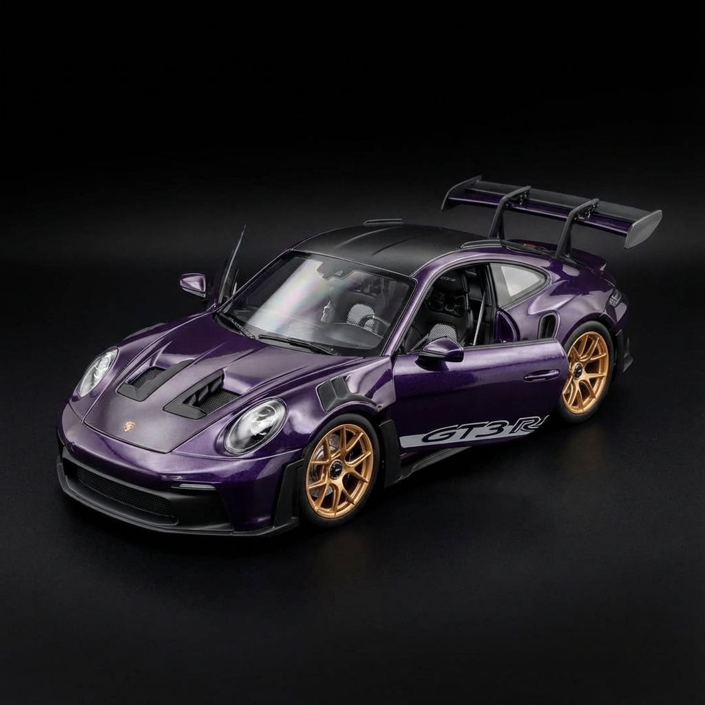 Porsche 911 GT3 RS Viola Lilac Miniature Car